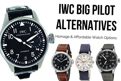 iwc alternative|iwc big pilot.